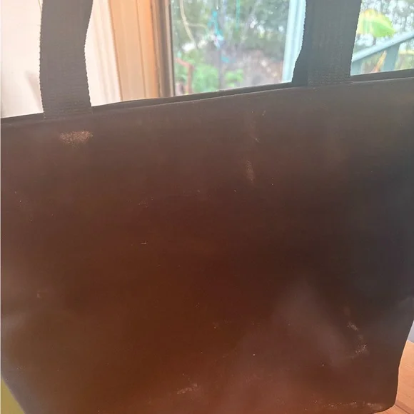 Embroidered Cat Design Black Tote Bag - Picture 9 of 16